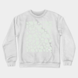 Neutral Blue Abstract shapes Terrazzo Marble Pattern Crewneck Sweatshirt